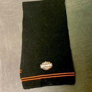Black Harley Davidson knitted scarf